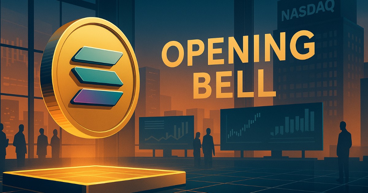 Pantera-Backed Solana Company to Tokenize Its Shares Through Superstate’s Opening Bell