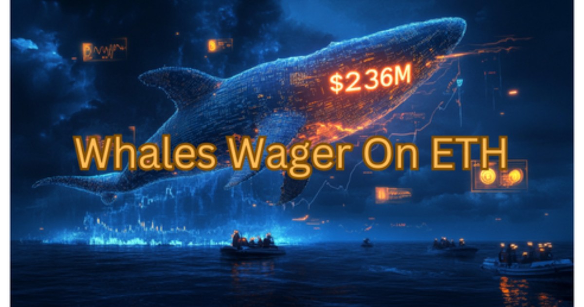 Whale Goes On $236M ETH Buying Spree