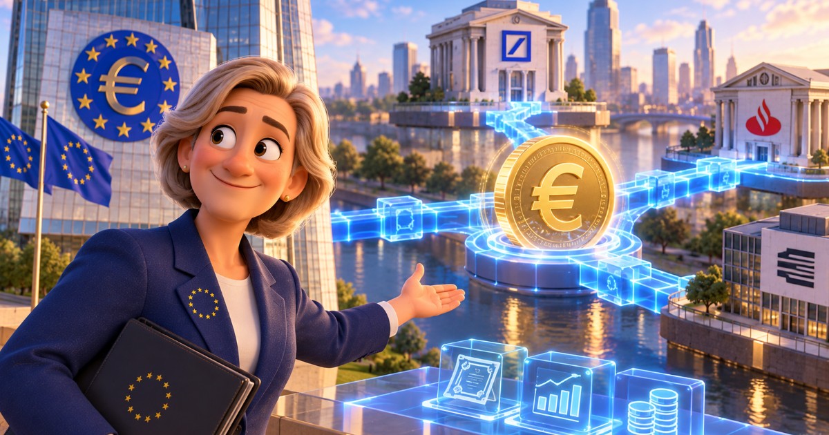 ECB Launches Pontes to Settle Blockchain Trades in Central-Bank Money