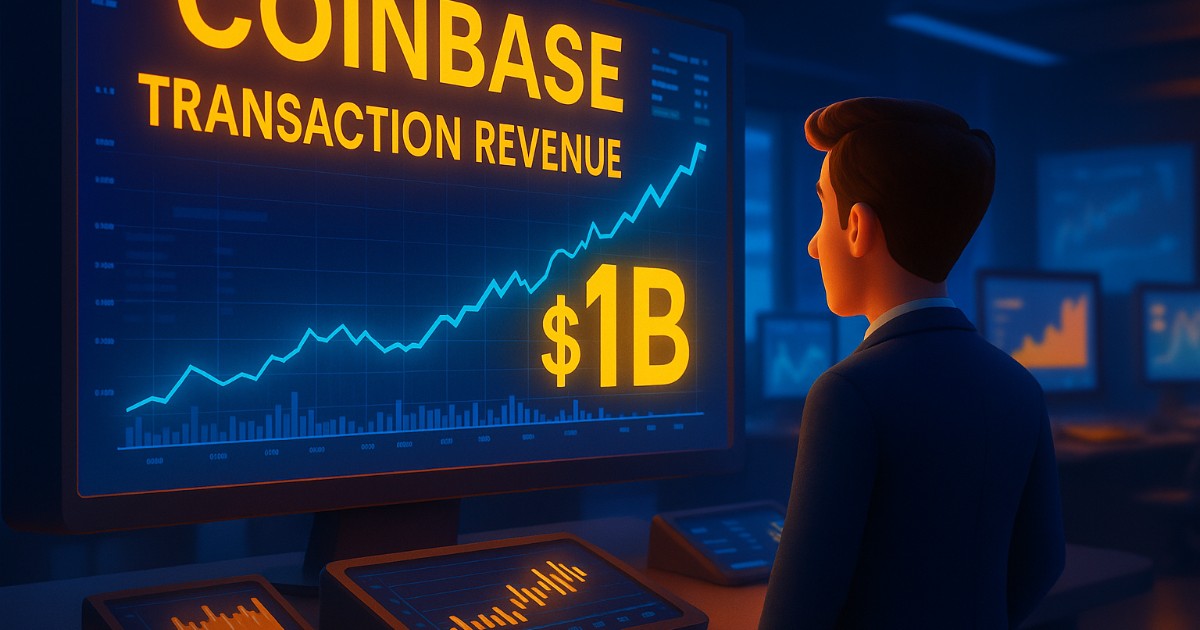 Coinbase Tops Expectations as Transaction Revenue Hits $1 Billion