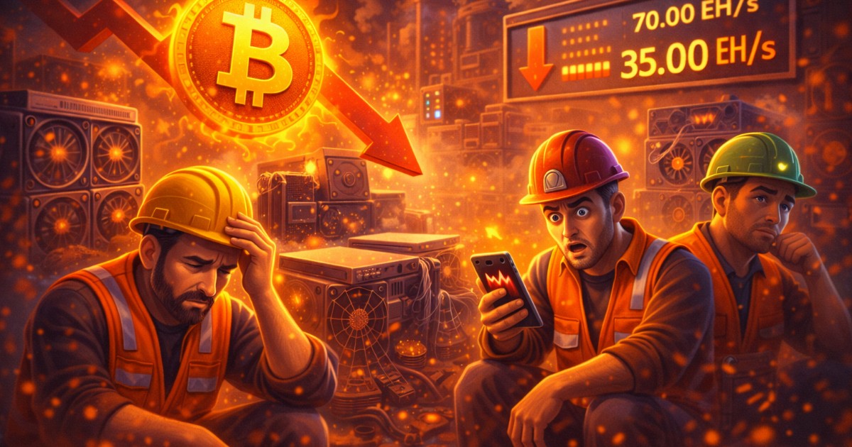 Bitcoin Mining Difficulty Sees Sharpest Drop Since 2021 as Miners Capitulate