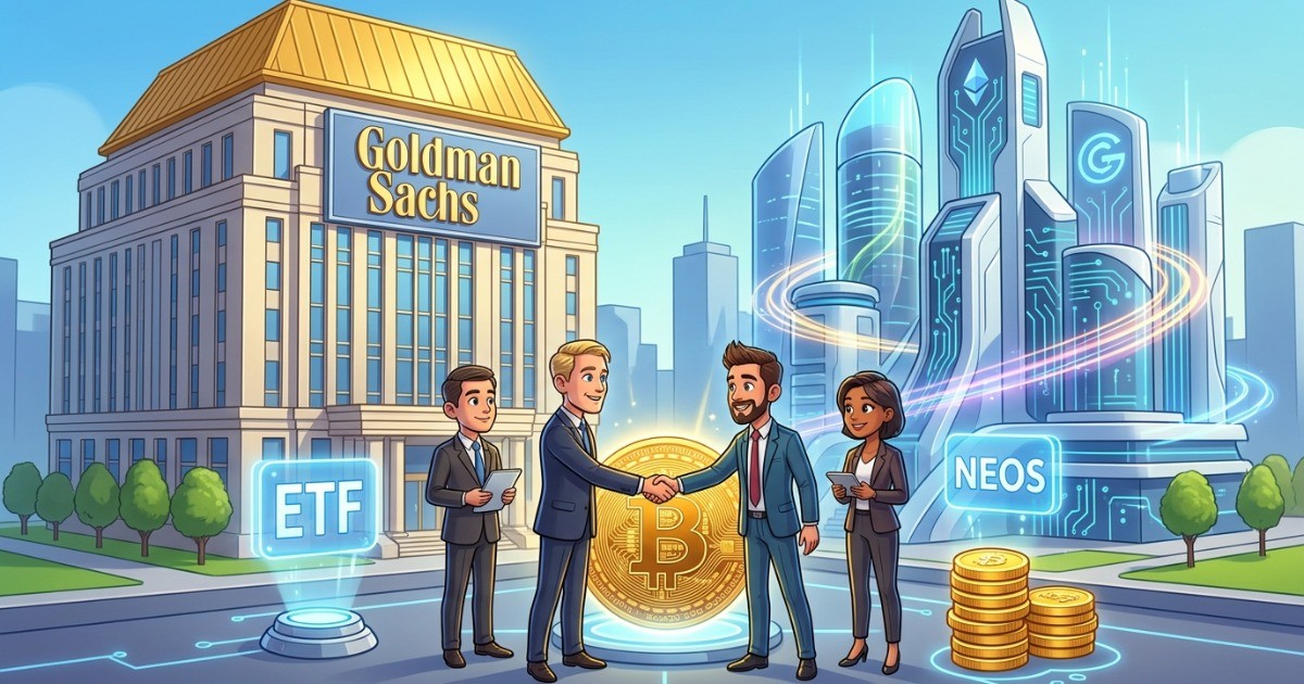 Goldman Sachs Buys Into Crypto ETFs With $2.25 Billion NEOS Deal