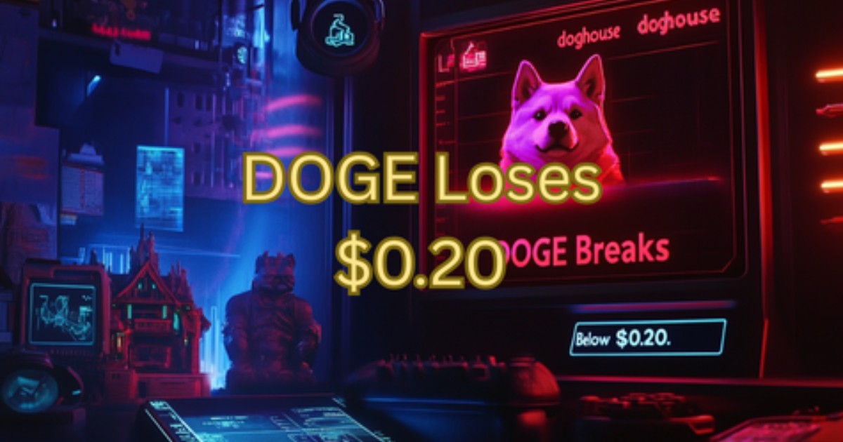 Dogecoin Can't Hold $0.20, and the Charts Don't Look Good