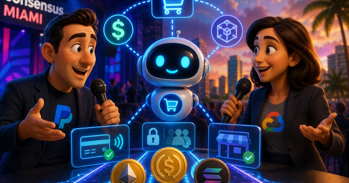 Agentic Commerce Will Run on Crypto Rails, PayPal and Google Reps Tell Consensus Miami