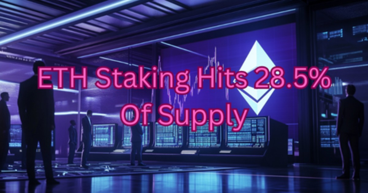 Ethereum's Staking Black Hole Just Swallowed 28.5% of Supply