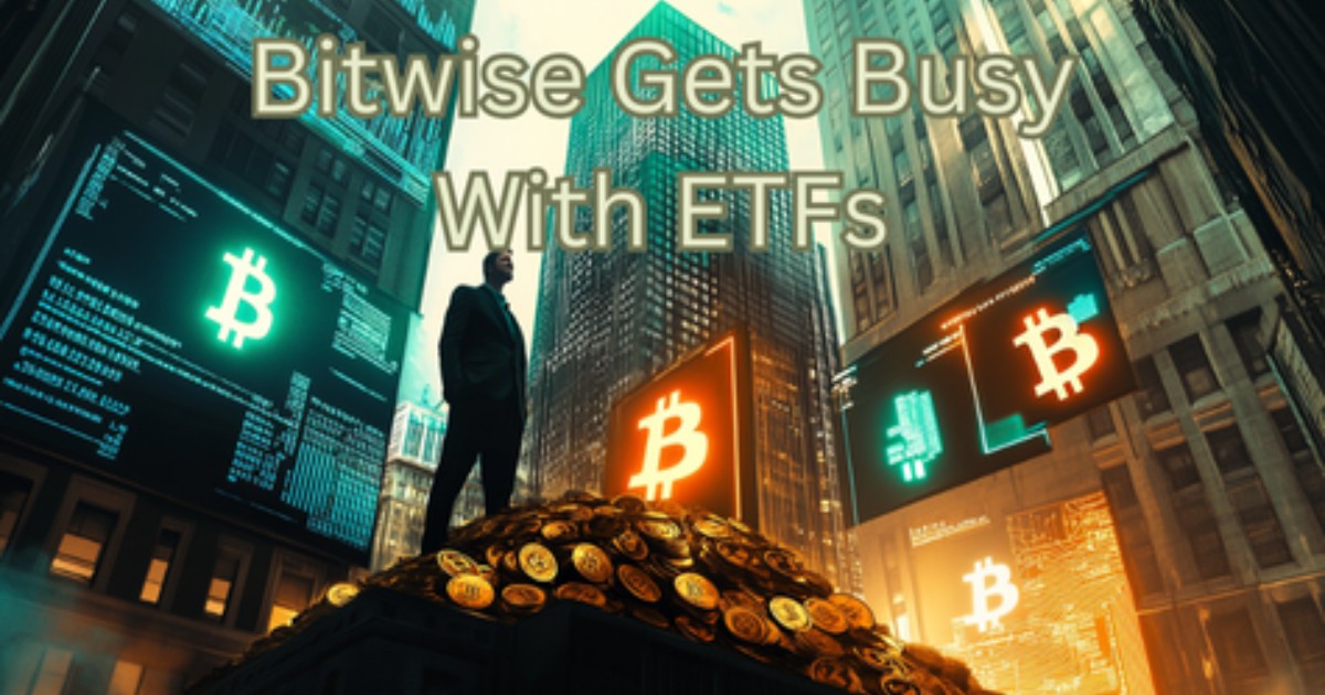 Bitwise Just Launched An ETF For Companies Hoarding Bitcoin