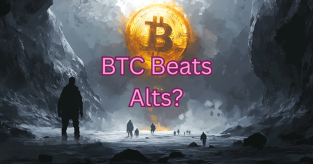 Altcoins Losing To Bitcoin's Dominance