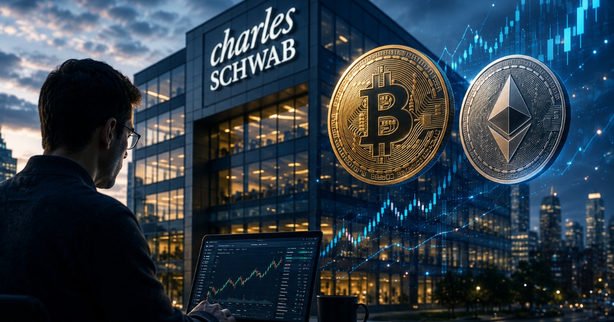 Charles Schwab Begins U.S. Rollout of Spot Crypto Trading for Retail Customers