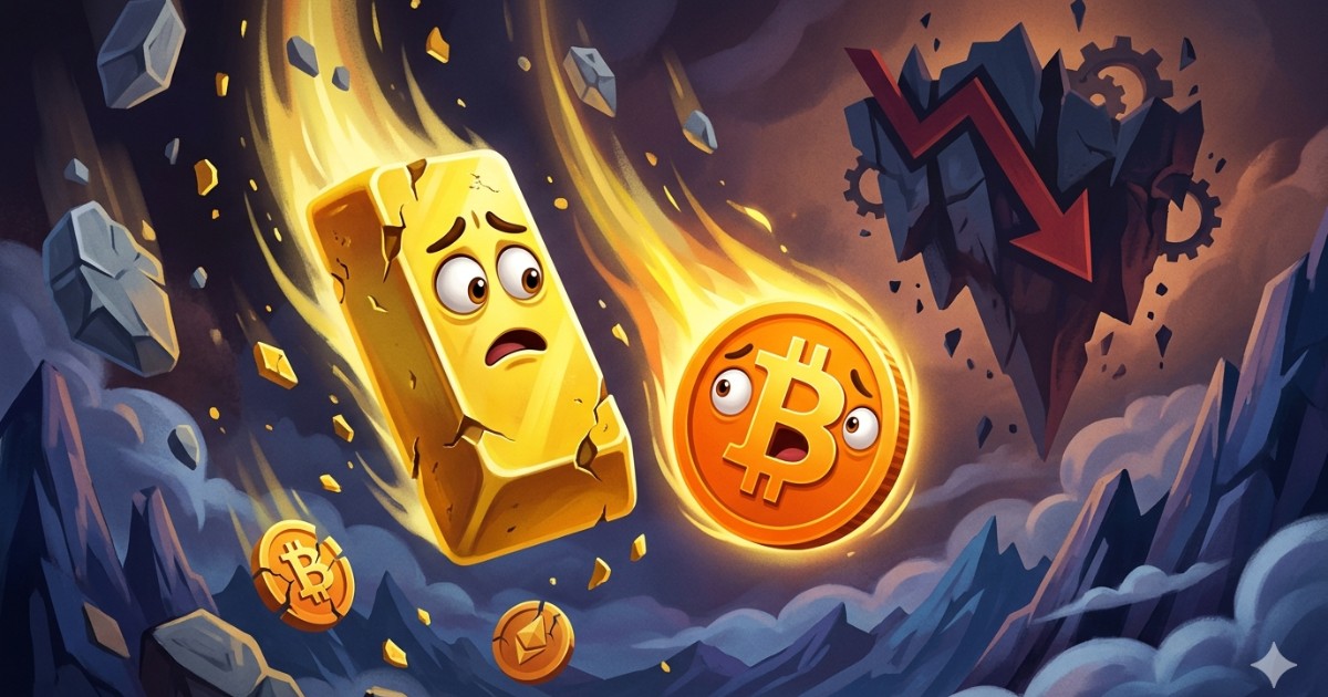Bitcoin and Gold Fall Together as a Rate-Hike Bet Hits Every Hedge