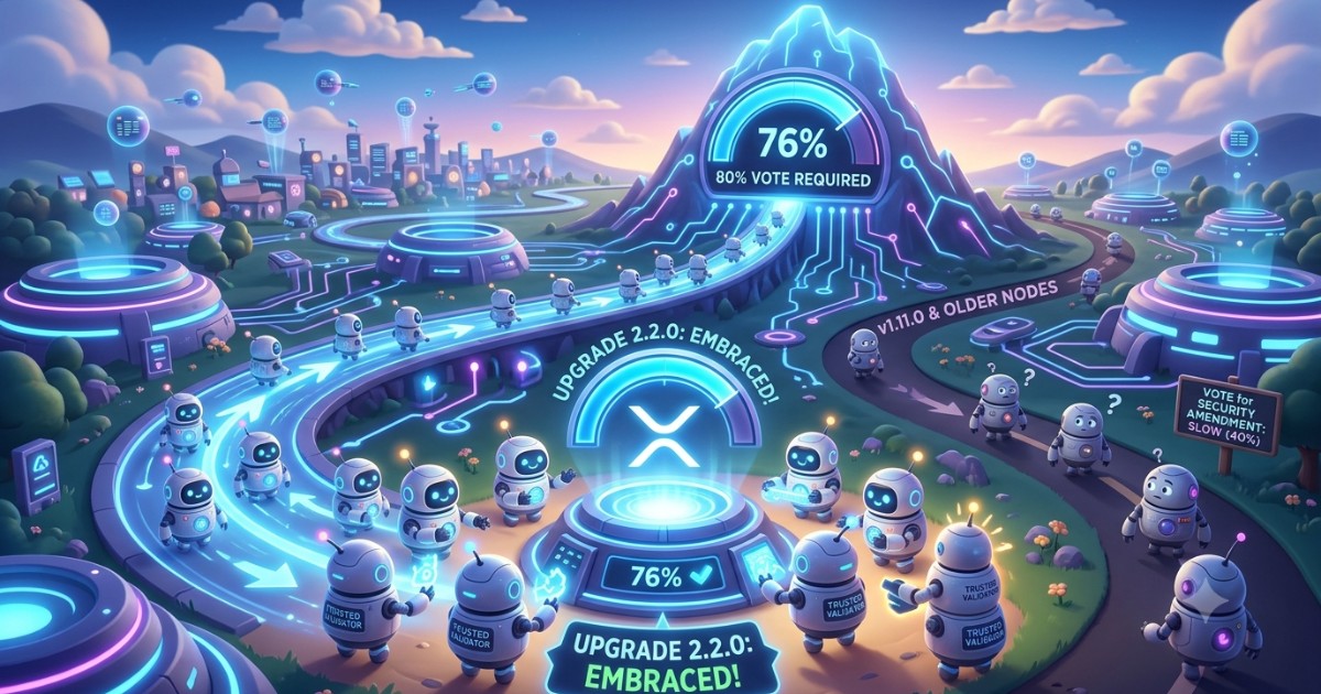 Validators Embrace XRP Ledger's Recent Upgrade, But Not Everyone's on Board Yet