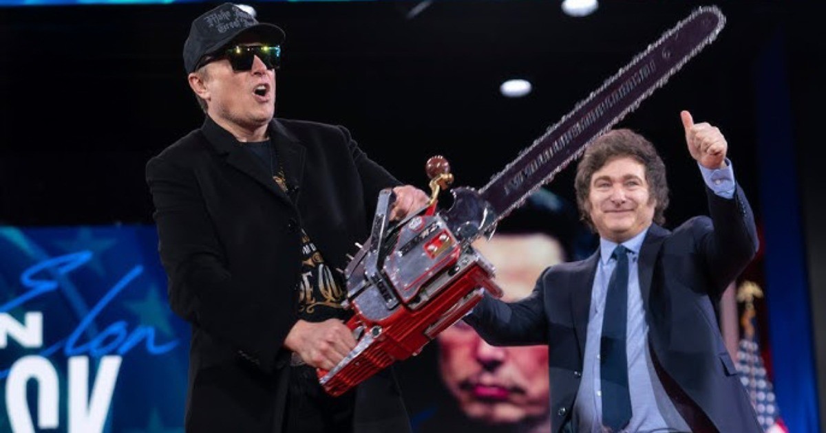 Elon Musk Just Dropped A Chainsaw Pic, Sending Dogfather Coins To The Moon