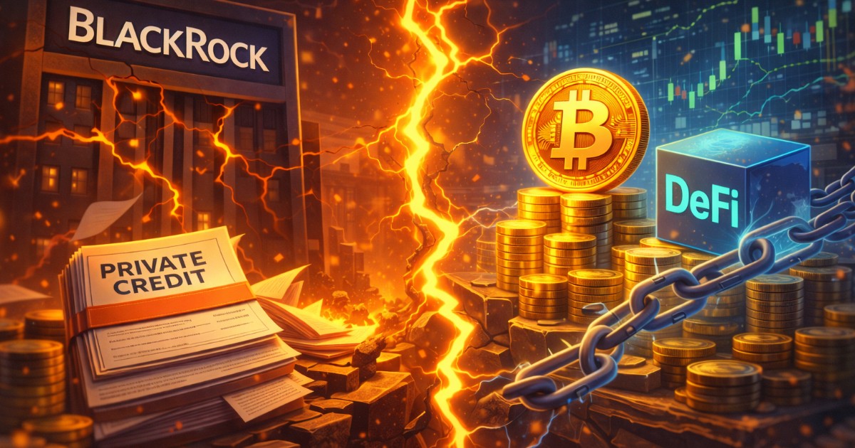 BlackRock Private Credit Stress Sends Shockwaves Toward Crypto and DeFi Markets