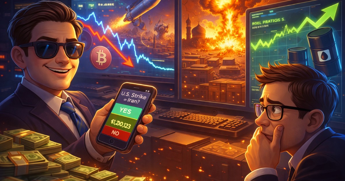 Suspected Insiders Earn $1.2 Million on Polymarket by Betting on U.S. Strike on Iran