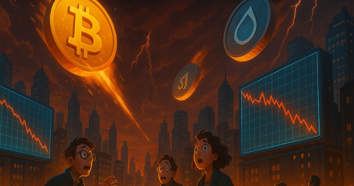 Crypto Carnage: $102K Bitcoin Flash Crash and SUI’s 87% Plunge as Tariff Shock Triggers Record Liquidations
