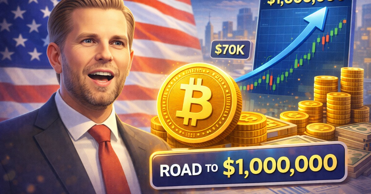 Eric Trump Says Bitcoin Is Just Getting Started on Path to $1 Million
