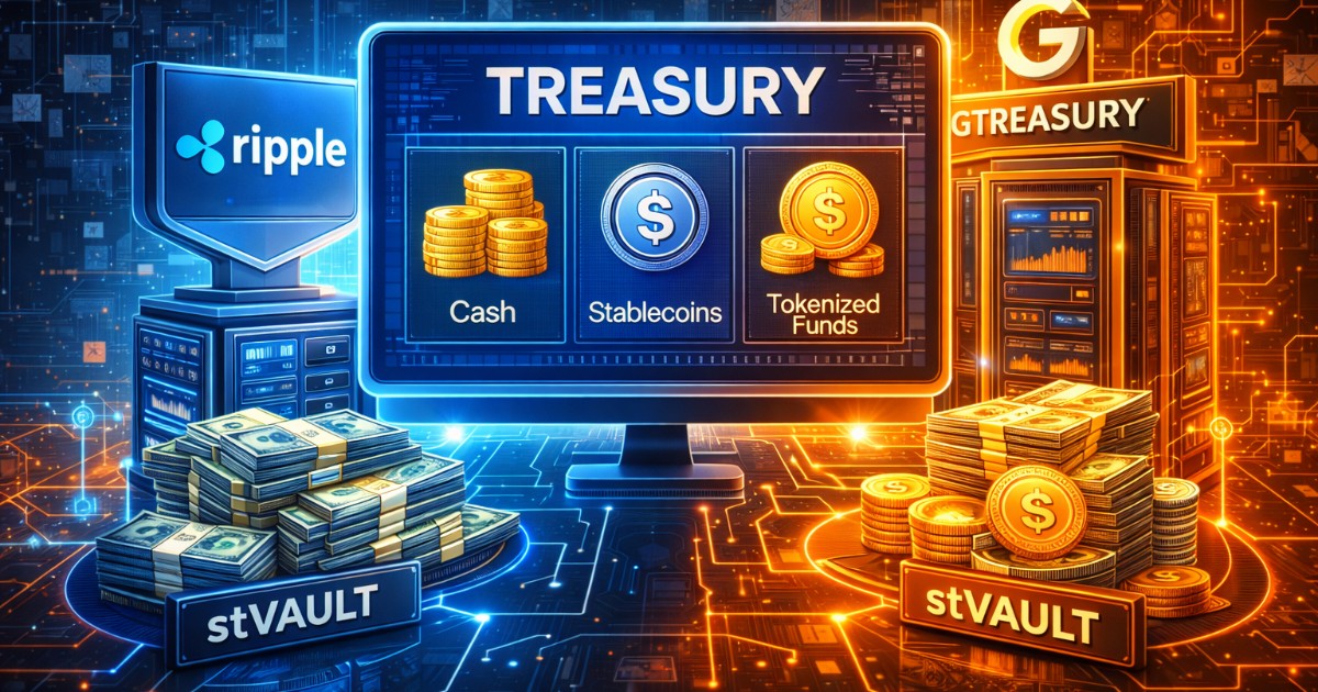 Ripple Launches Treasury Platform After $1 Billion GTreasury Deal