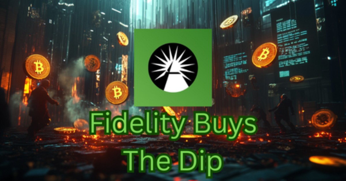 Fidelity Just Bought $178M in Bitcoin During The Downturn