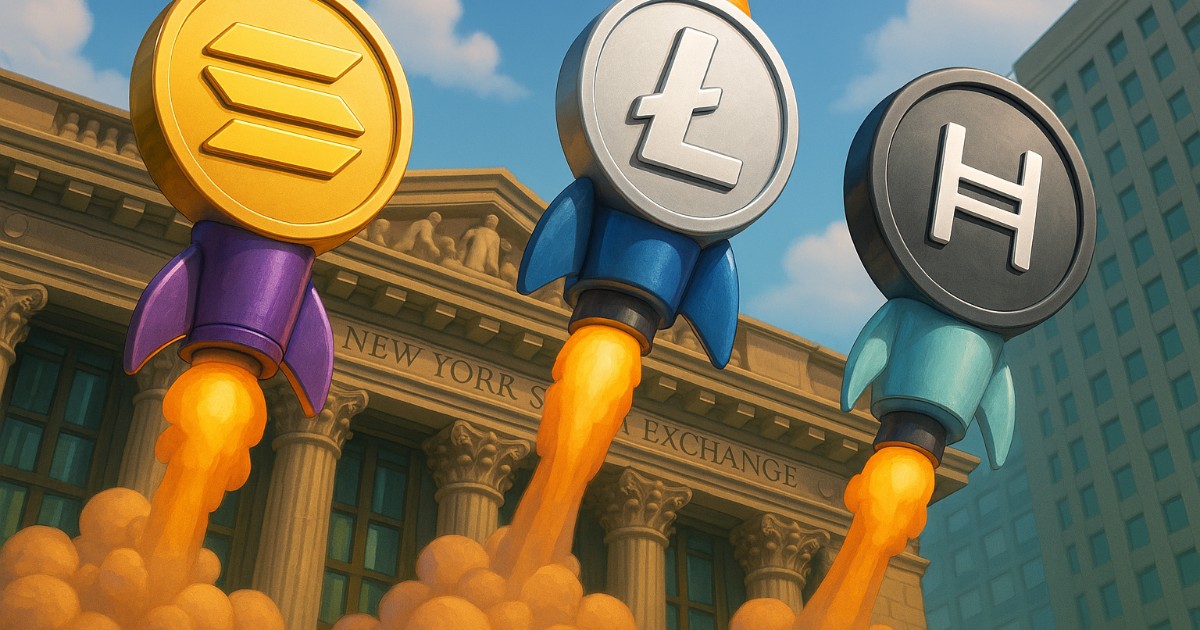 NYSE Lists Solana, Hedera, and Litecoin Spot Crypto ETFs for Trading This Week