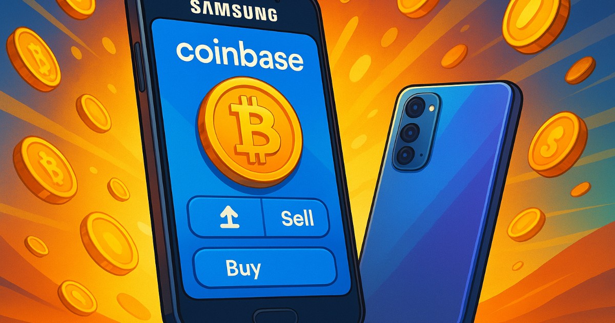 Samsung and Coinbase Bring Crypto Access to 75 Million U.S. Galaxy Users