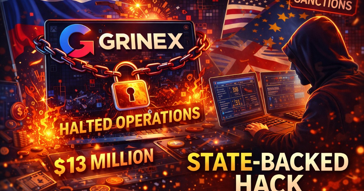Russia-Linked Grinex Halts Operations After $13 Million Hack It Calls ‘State-Backed’