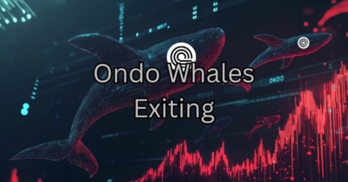 ONDO Whales Are Dumping as $0.70 Support Looks Shaky