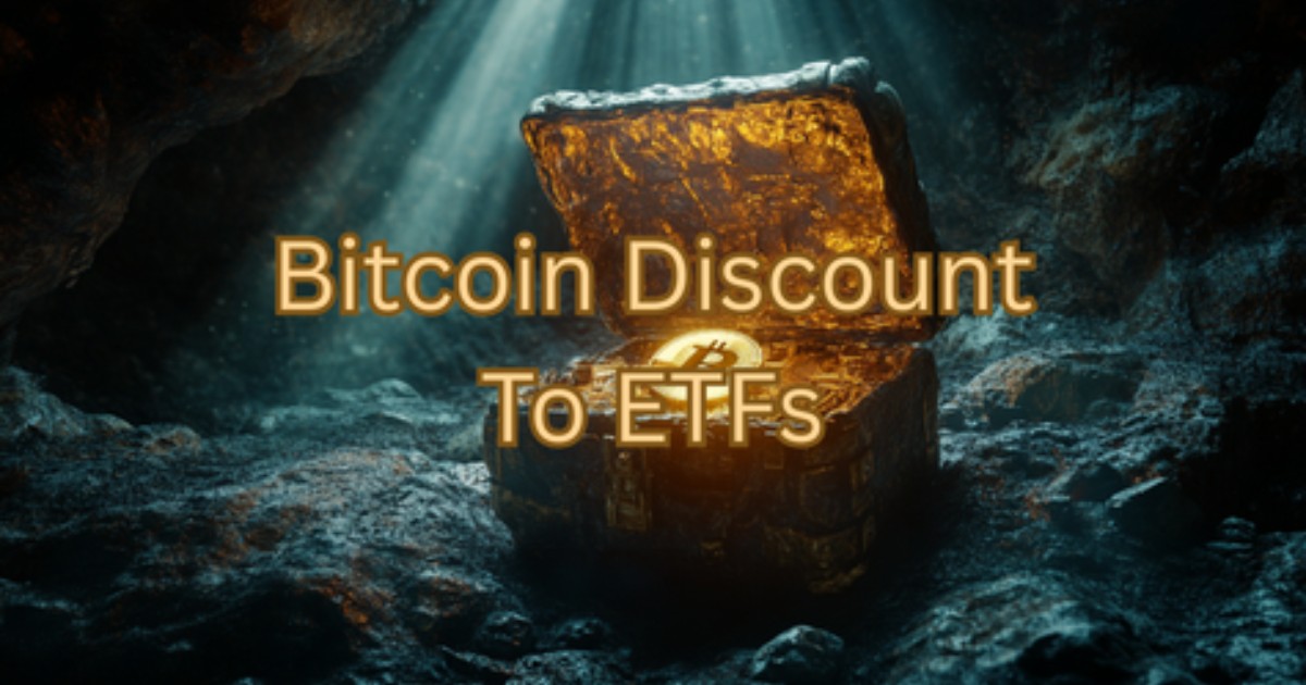 Bitcoin's Trading At A 40% Discount As Whales Load Up