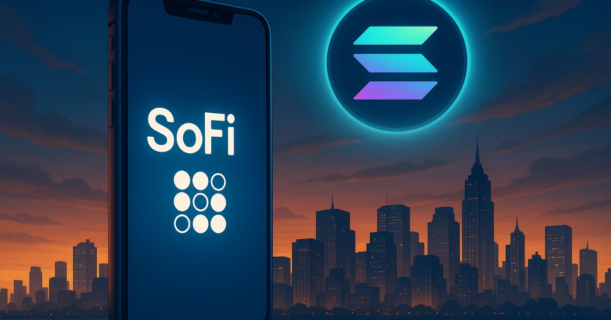 SoFi Technologies Becomes First U.S. Bank to Offer Crypto Trading Including Solana