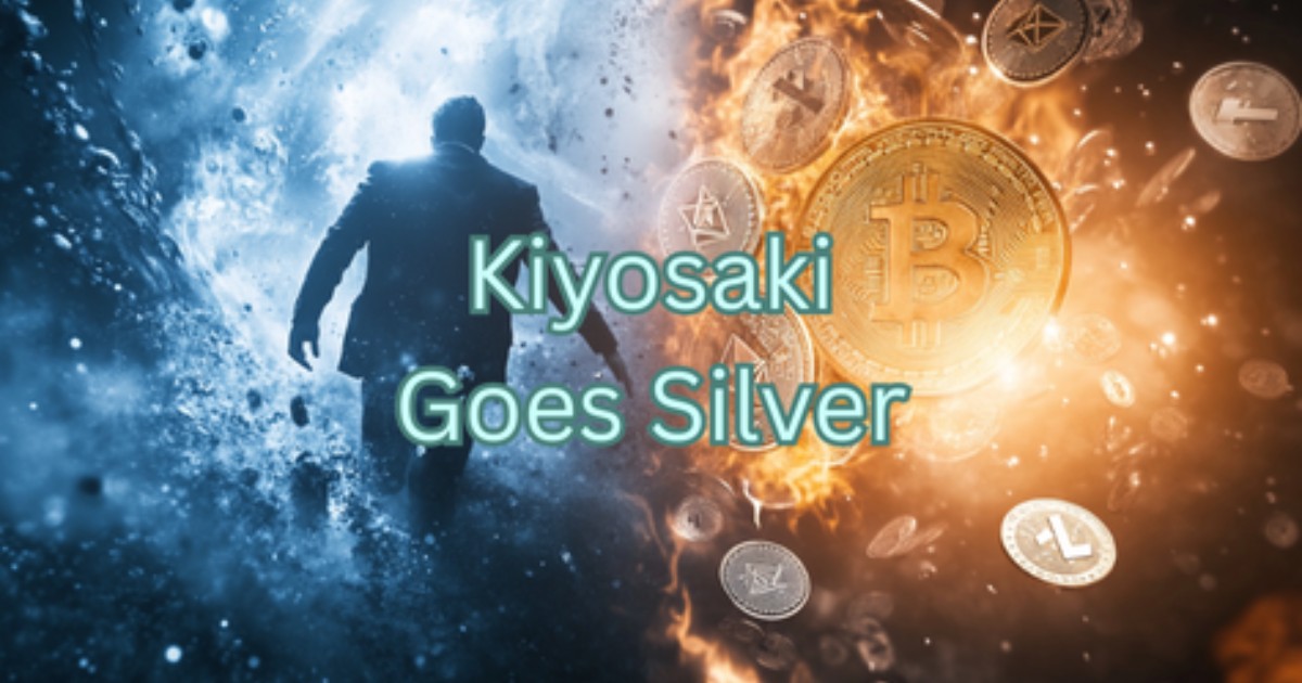 Kiyosaki Just Dumped BTC for Silver